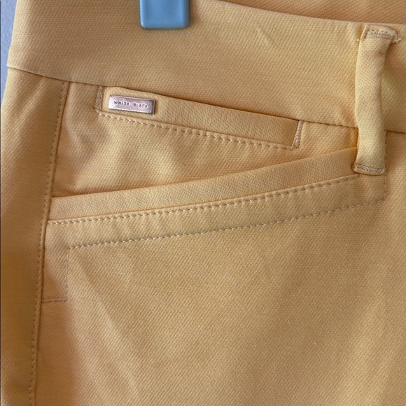 White House Black Market Yellow Ankle Pants Size 6Long - Picture 5 of 12